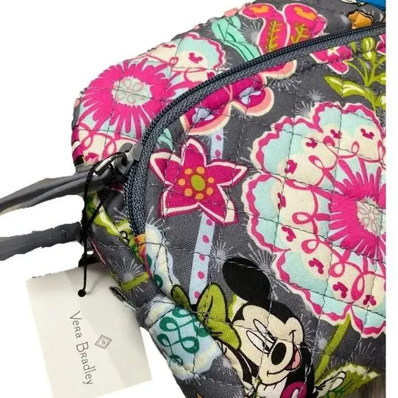 Disney Vera Bradley Pure Cotton Inner Waterproof Makeup Travel Bag NWT - Picture 5 of 9